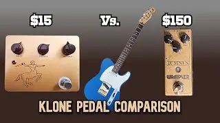 Тестирование двух разных гитарных педалей Klone (Klon Centaur, Wampler Tumnus).