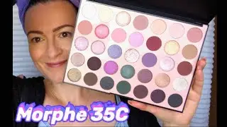 MORPHE 35C eyeshadow palette | GRWM