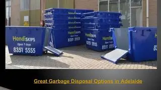 Great Garbage Disposal Options in Adelaide