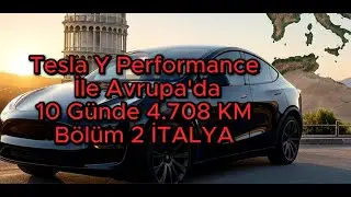Tesla Model Y Performance FSD ile on günde Avrupa'da 4708 KM Bölüm 2