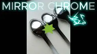 Mirror Chrome paint. Химическая металлизация.