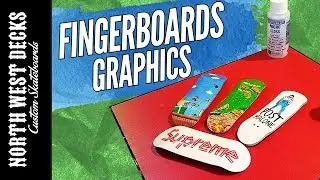 Watersliding Decals On FINGERBOARDS!