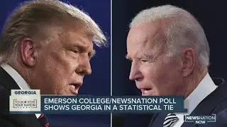 NewsNation/Emerson poll shows Pres. Trump, Biden in statistical tie in Georgia