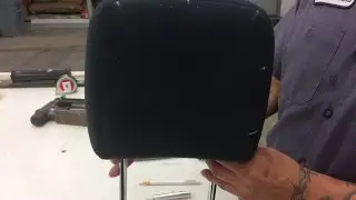 How to upholster a headrest