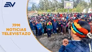 La CONAIE mantiene inalterable el paro en Ecuador y tom&oacute; seis resoluciones | Televistrazo | Ecuavisa