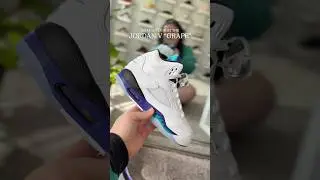How are we feeling about these Jordan 5 &ldquo; Grapes&rdquo; 🍇 🤔💭