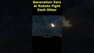 Generation Zero AI Robots Fight Each Other #generationzero #subscribe #viral #shorts #short
