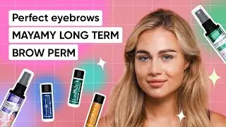 BROW LIFT TUTORIAL/ MAYAMY LONG TERM BROW PERM