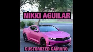 CUSTOM PINK CAMARO FOR NIKKI AGUILAR !!! VINYL WRAPPED