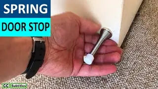 How to fit a Spring Door Stop - How to install a Spring Door Stop