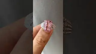 Кольцо белое золото Au750, Морганит, бриллианты #luxuryjewellery #morganite #diamonds #gems #rings