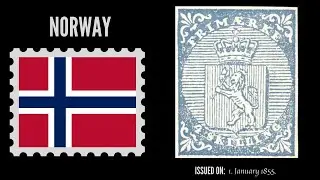 European countries- the first postage stamp of each country