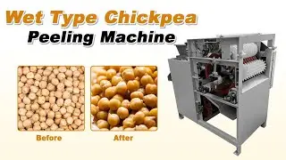 Chickpea Peeling Machine|Chickpeas Skin Removal Machine|Soaked Chana Peeling Machine