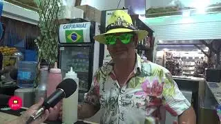 Mojito Mania Plaza de Antonio Banderas en Puerto Banus Entrevista de Helena Olaya a su Gerente Javi