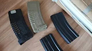 comparativos magazines mid cap em metal e pl&aacute;stico para ares amoeba 013