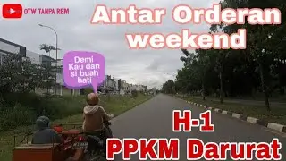 Suasana Weekend H-1 diberlakukan PPKM Darurat di Batam