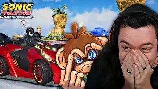 Это ЛУЧШАЯ гоночная игра! Sonic Racing CrossWorlds с Moonskii