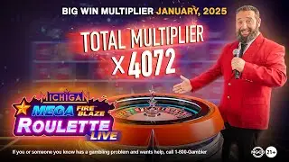 🔥 Michigan Mega Fire Blaze&trade; Roulette Live &ndash; Big Win x4,072 🎉