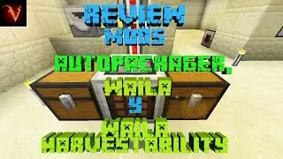 Minecraft | REVIEW DE LOS MODS: AUTOPACKAGER, WAILA Y WAILA HARVESTABILITY!!!