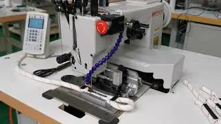 Automatic climbing rope sewing machine to Lithuania, Europe