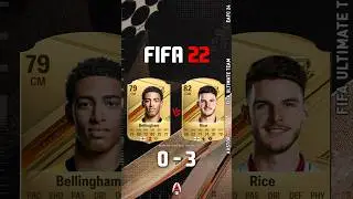 Bellingham VS Rice FIFA EVOLUTION #eafc24 #fifa #football #shorts #austor