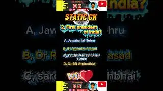 STATIC GK VIDEO-(1)➡️ Most Repeated questions ⁉️#trend #rrb #trendingshorts #gkquestion #trending