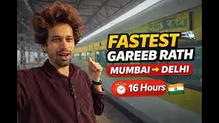 India&rsquo;s Fastest Garib Rath 🚄 | Mumbai to Delhi in 16 Hours! 🔥🔥🔥 12909