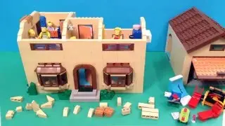 LEGO The Simpsons House. 71006. Time Lapse Movie.