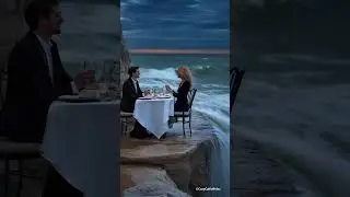 Romantic Dinner by a Furious Ocean Waterfall! #travel  #valentinesdaycelebration