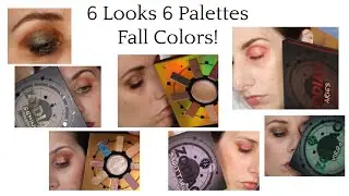 6 Looks 6 Palette, Pt 2, Fall Palettes!  BH Cosmetics Mini edition!