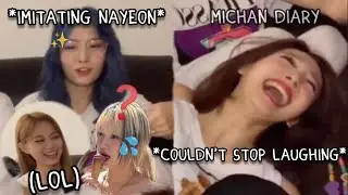chaeyoung *copying* nayeon's *eating habits* perfectly (ft. samo imitating her)