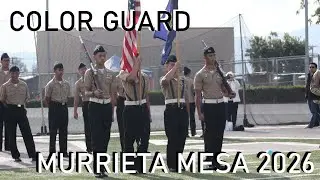 Pacifica Black Color Guard | Murrieta Mesa FM 2026