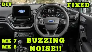 DIY Ford Fiesta 2011 -2024 MK7 MK8 Buzzing noise Behind Dashboard Heater