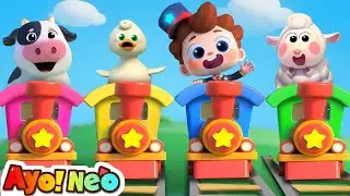 Kereta Api Mengantar Hewan Pulang🚂| Lagu Hewan | Lagu Kereta | Ayo! Neo | Yes! Neo Bahasa Indonesia