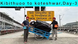 Kibithoo to koteshwar, Day-3, Journey of train and taxis #cycling #touring #surlybikes 