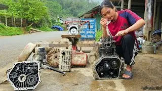 Genius Girl: Repair - Restore - Old Diesel Engines - Agricultural Machinery