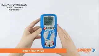 Major Tech MT25 | 600V AC/DC IP67 Compact Multimeter