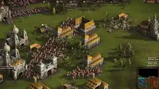 Cossacks 3, многопользовательский быстрый матч 2 на 2 #170. Эти игры старые.