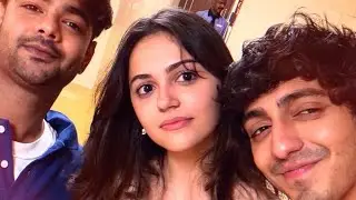 Saiyaara movie unseen BTS photo by aneet padda alam khan and ahaan panday