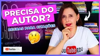 Na CITA&Ccedil;&Atilde;O, voc&ecirc; tem que usar o nome do autor?