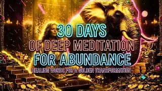 30 Days of Deep Meditation for Abundance &mdash; Healing Words for a Golden Transformation