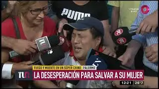 Voraz incendio en un supermercado chino dejó una víctima fatal
