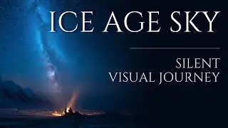 Calm Ice Age Plain at Twilight | Silent Visual Story With Ambience