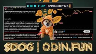 $DOG (Биткойн) появится в Odin.Fun (AMM Swap) С невероятной скоростью!⚡