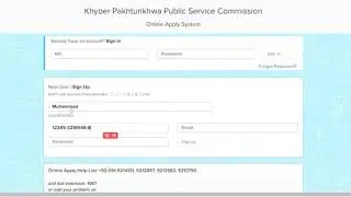 Create new account on KPPSC official website - YouTube 2018