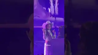Rumi Carter backstage during the Cowboy Carter Tour while Beyonc&eacute; sings &ldquo;PROTECTOR&rdquo; #rumicarter