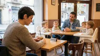 Femeie surdă lăsată singură la cafenea la prima întâlnire - apoi un tată singur cu cvadrupleții să..