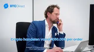 Private Trading Desk BTC Direct - voor het kopen en verkopen van crypto vanaf &euro;50.000 per order.