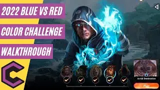 Blue vs Red Color Challenge Walkthrough for MTG Arena #MTGA Jace Beleren vs Chandra Naalar