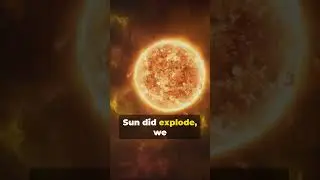 When the Sun Explodes A Hypothetical Scenario 🤯#sun #universe #supernova #galaxy #space #earth